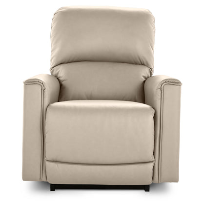 Cade Leather Recliner — Gambit Oyster