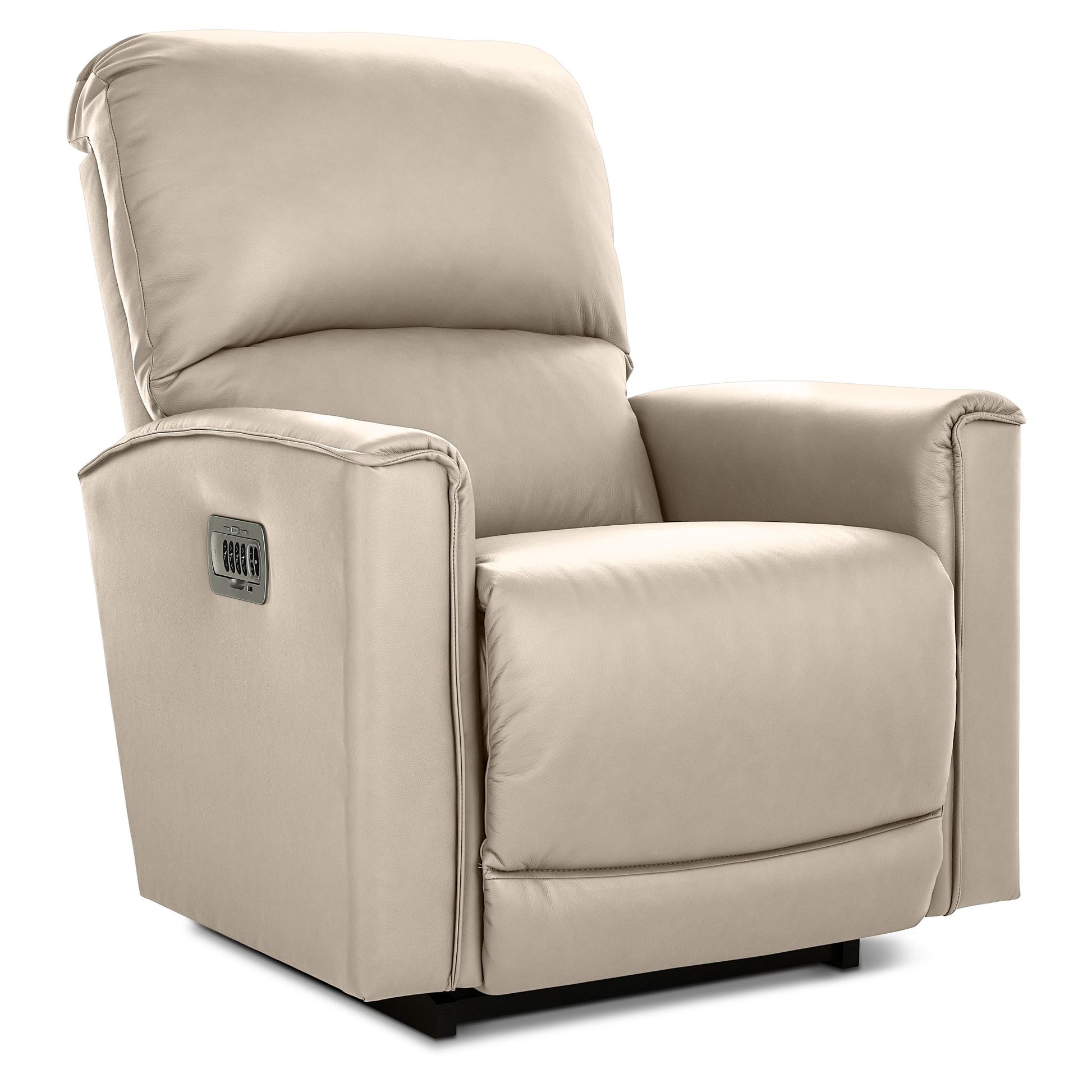 Cade Leather Recliner — Gambit Oyster — view 4