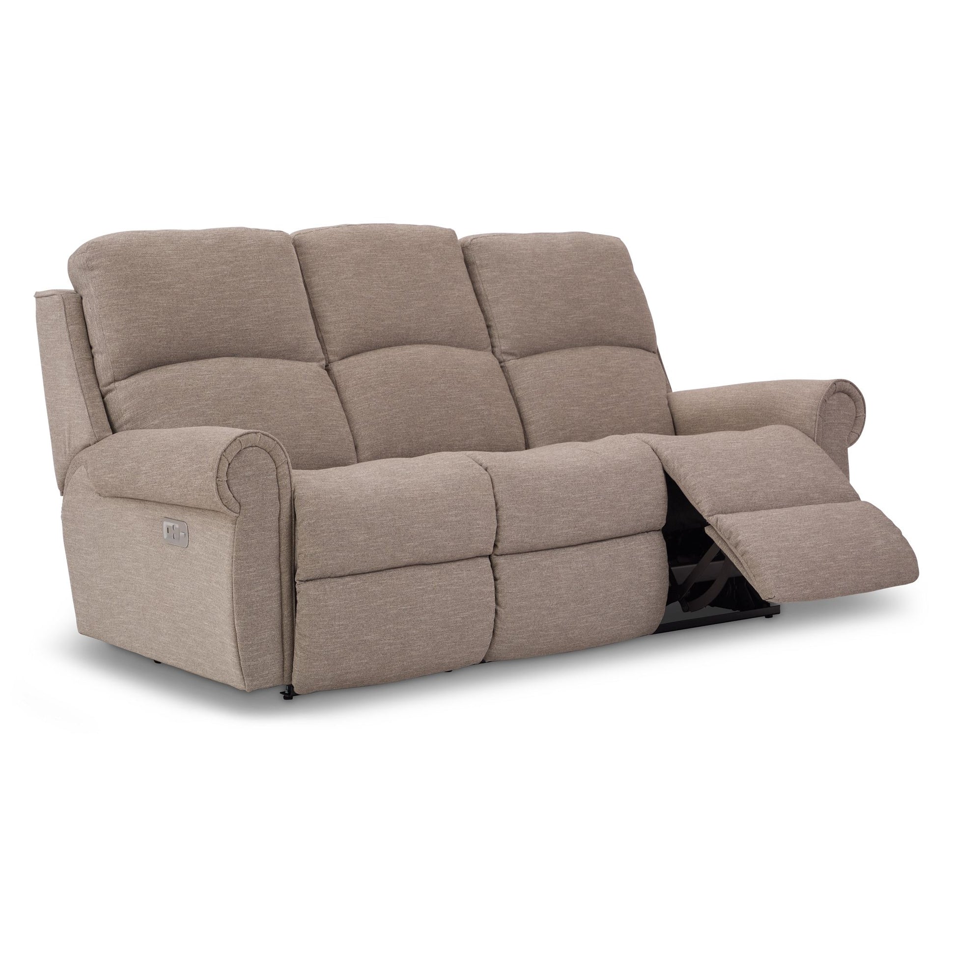 Dutton Reclining Sofa — i-Rockport Mushroom — view 26