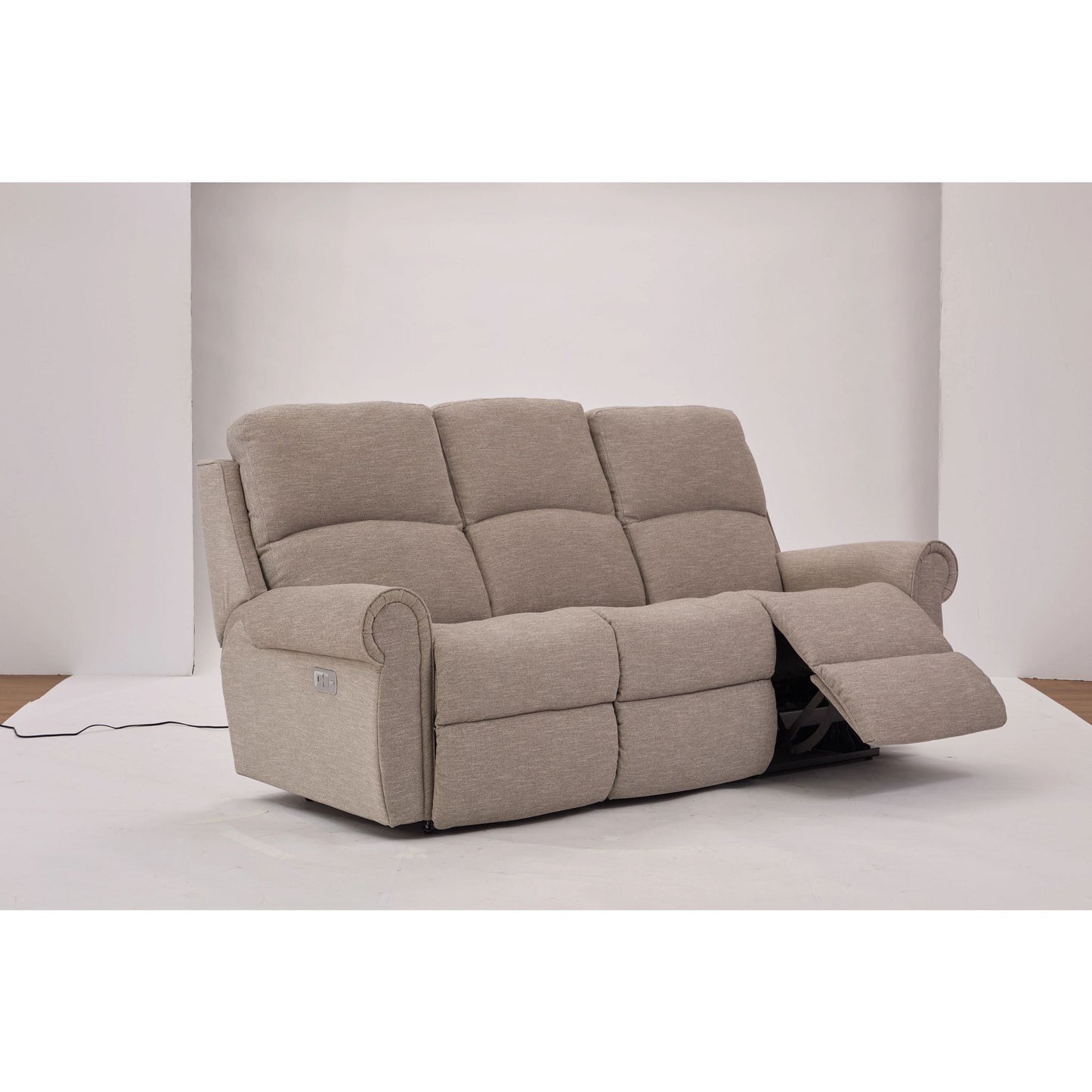 Dutton Reclining Sofa — i-Rockport Mushroom — view 34