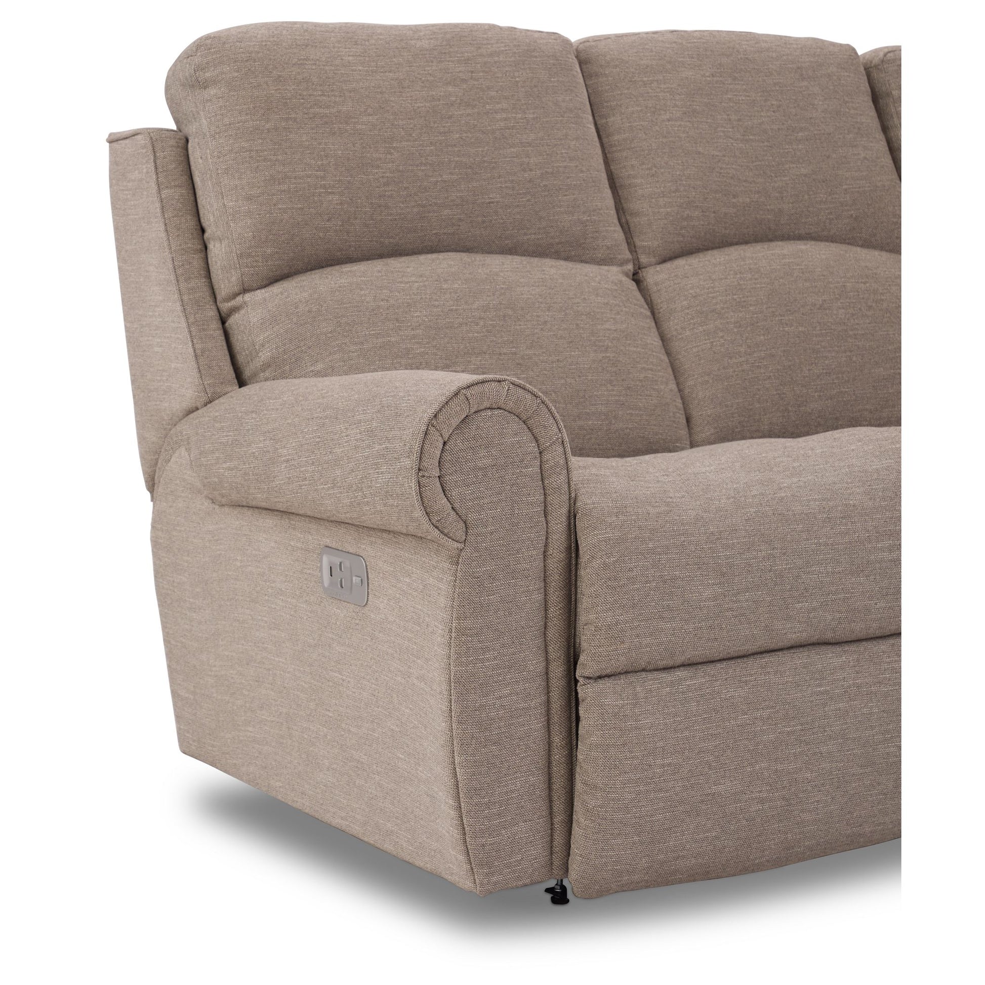 Dutton Reclining Sofa — i-Rockport Mushroom — view 29
