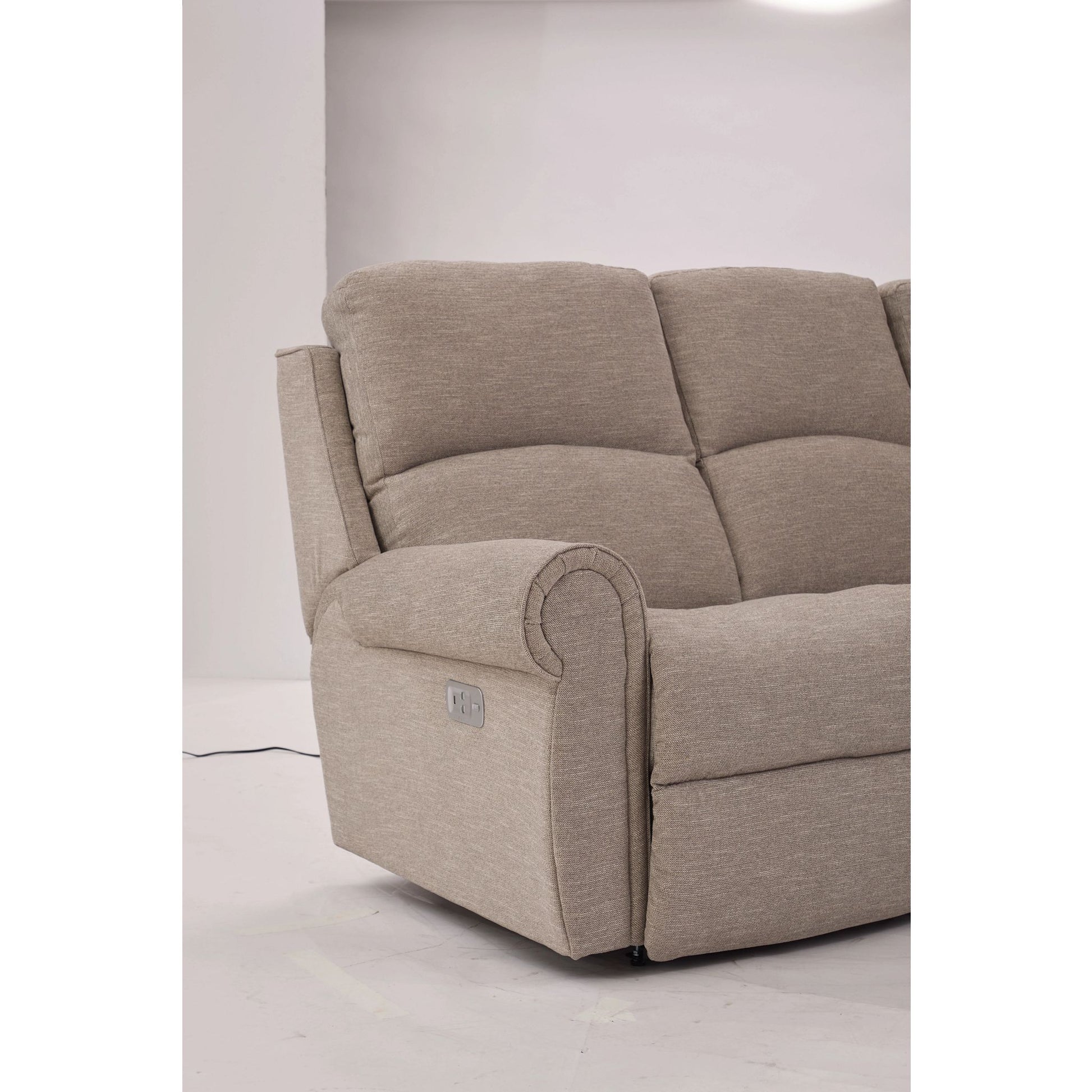 Dutton Reclining Sofa — i-Rockport Mushroom — view 37