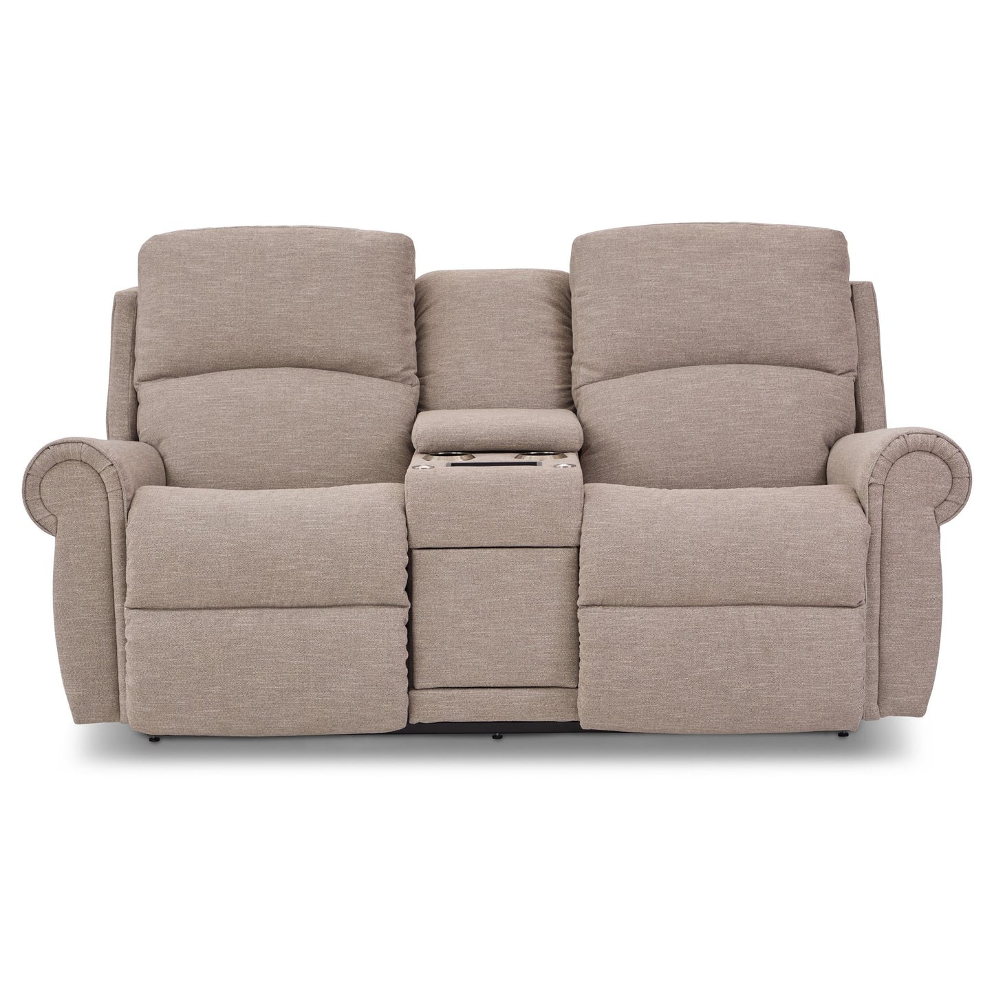 Dutton Reclining Loveseat — i-Rockport Mushroom — view 4