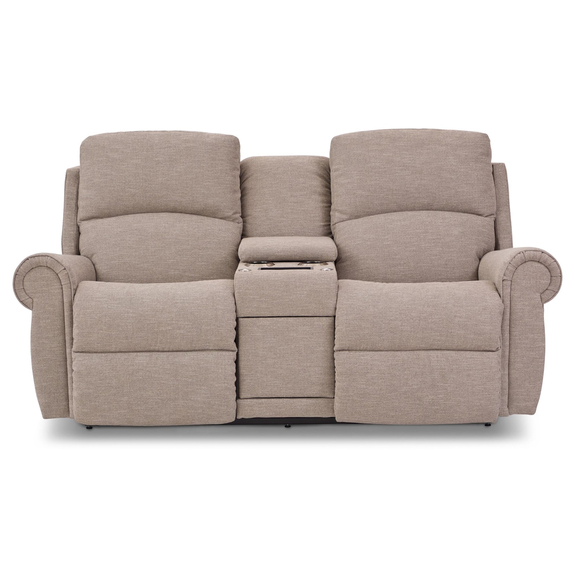Dutton Reclining Loveseat — i-Rockport Mushroom — view 4