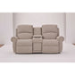 Dutton Reclining Loveseat — i-Rockport Mushroom — view 14