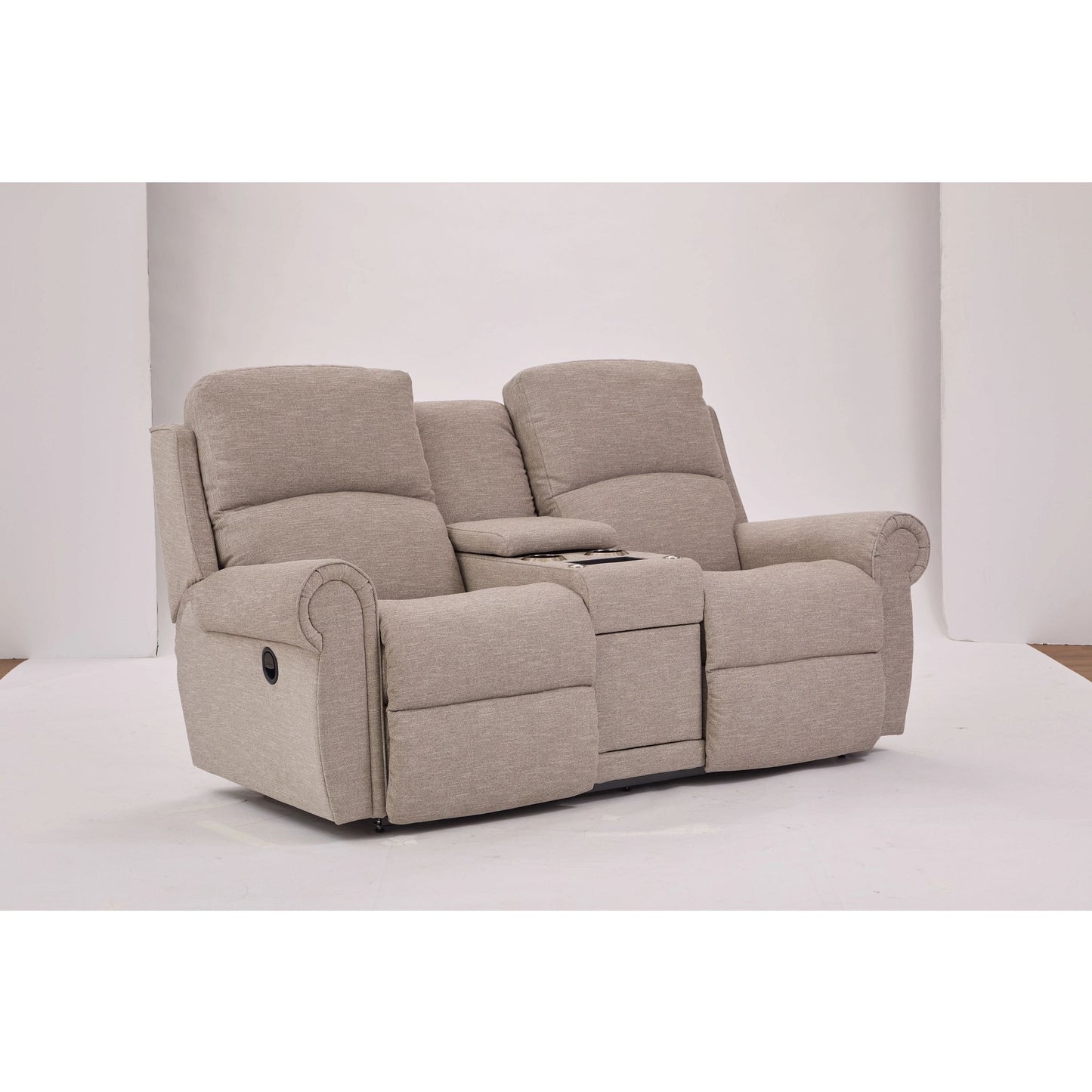 Dutton Reclining Loveseat — i-Rockport Mushroom — view 15
