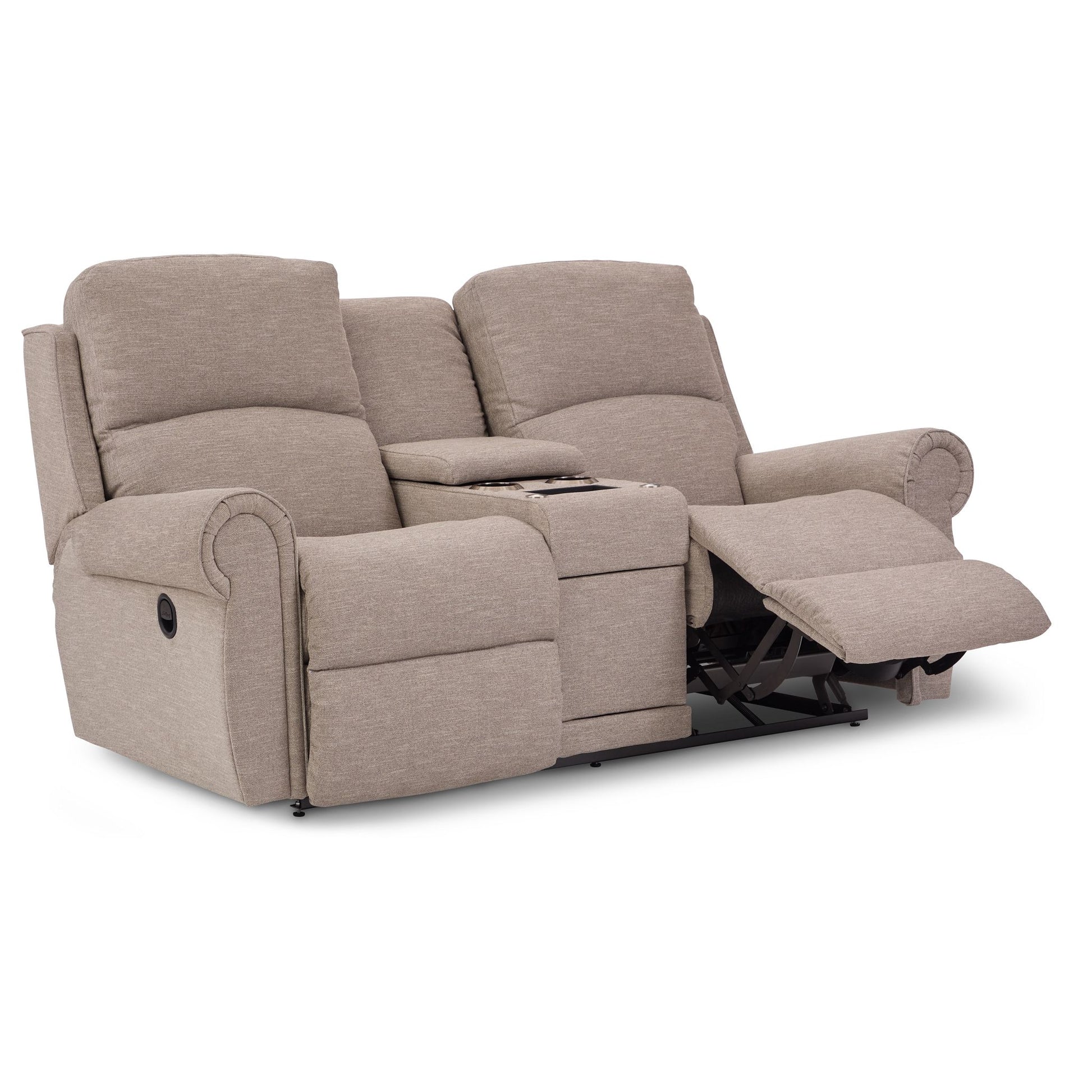Dutton Reclining Loveseat — i-Rockport Mushroom — view 8