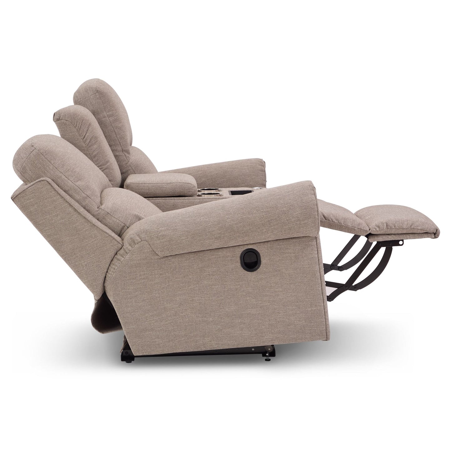 Dutton Reclining Loveseat — i-Rockport Mushroom — view 9
