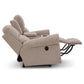 Dutton Reclining Loveseat — i-Rockport Mushroom — view 9