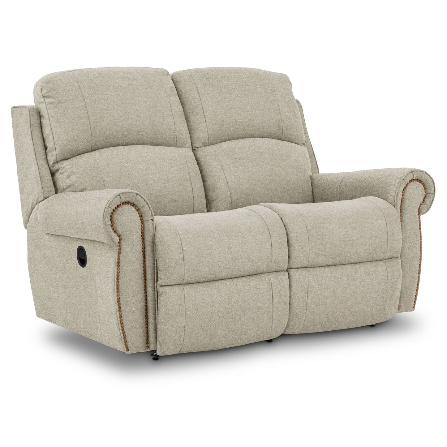 Dutton Reclining Loveseat — Watari Flax — view 3