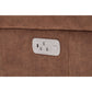 Dutton Faux Leather Reclining Loveseat — Winslow Pecan — view 15