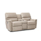 Ava Leather Reclining Loveseat — Topflight Ivory — view 13