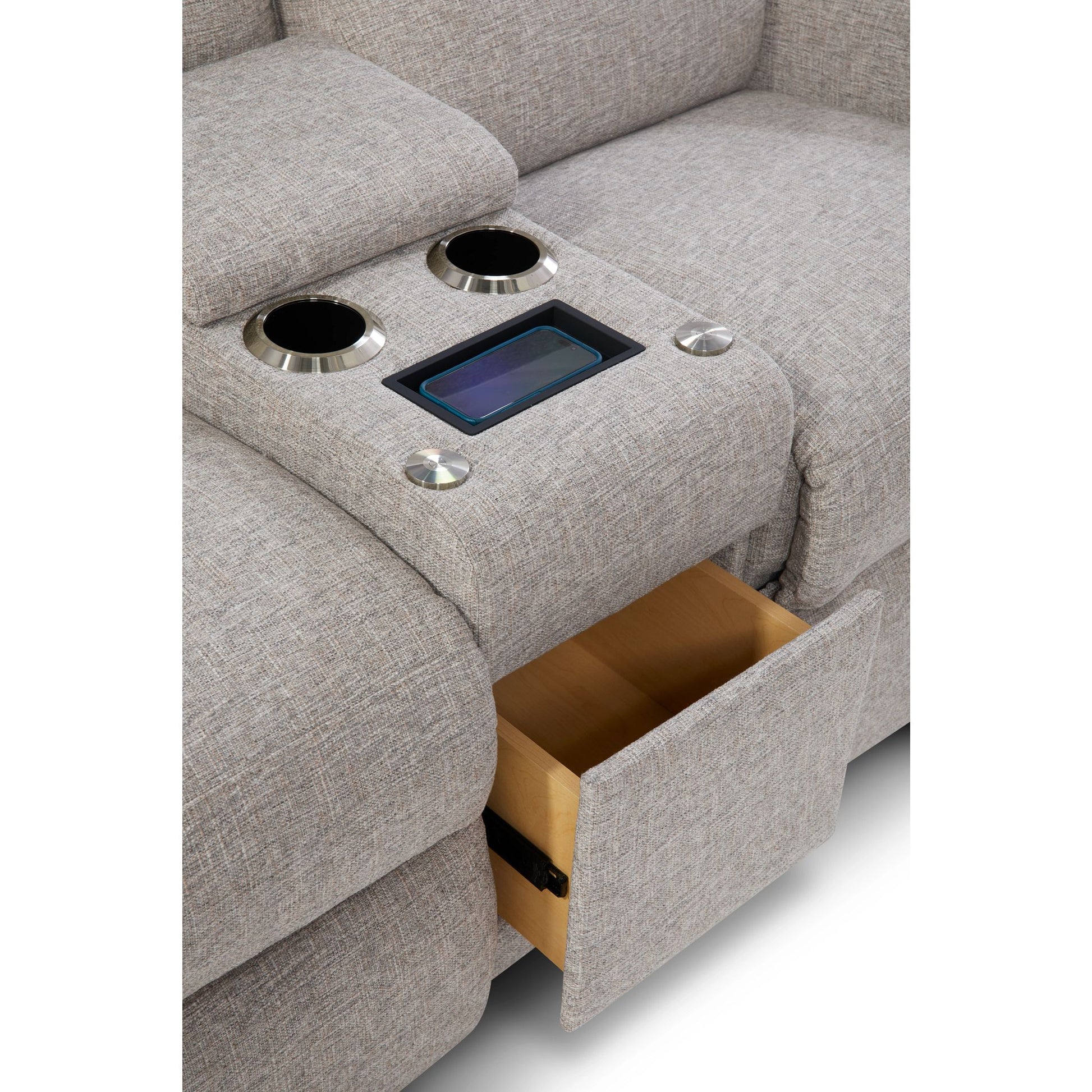 Ava Reclining Loveseat — Marteon Whisper — view 11