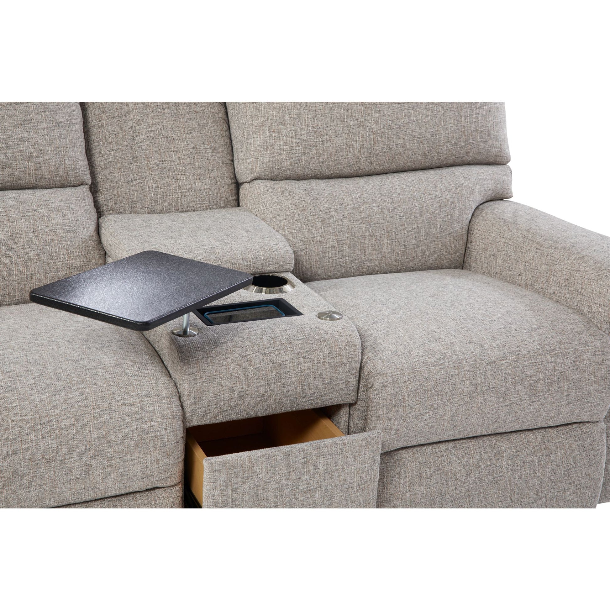 Ava Reclining Loveseat — Marteon Whisper — view 7