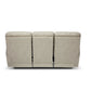 Ava Leather Reclining Sofa — Topflight Ivory — view 40