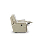 Ava Leather Reclining Sofa — Topflight Ivory — view 44