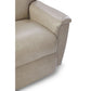 Ava Leather Reclining Sofa — Topflight Ivory — view 48