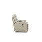 Ava Leather Reclining Loveseat — Topflight Ivory — view 11