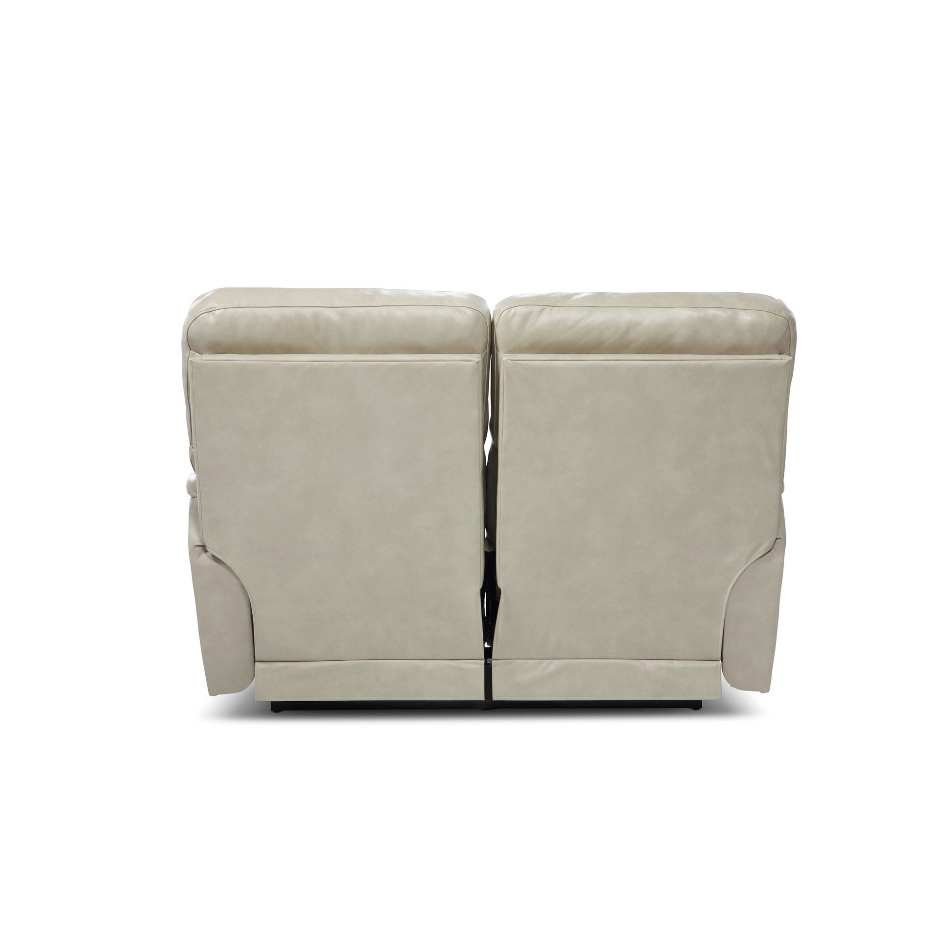 Ava Leather Reclining Loveseat — Topflight Ivory — view 6