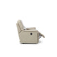 Ava Leather Reclining Loveseat — Topflight Ivory — view 5
