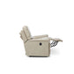 Ava Leather Reclining Loveseat — Topflight Ivory — view 4