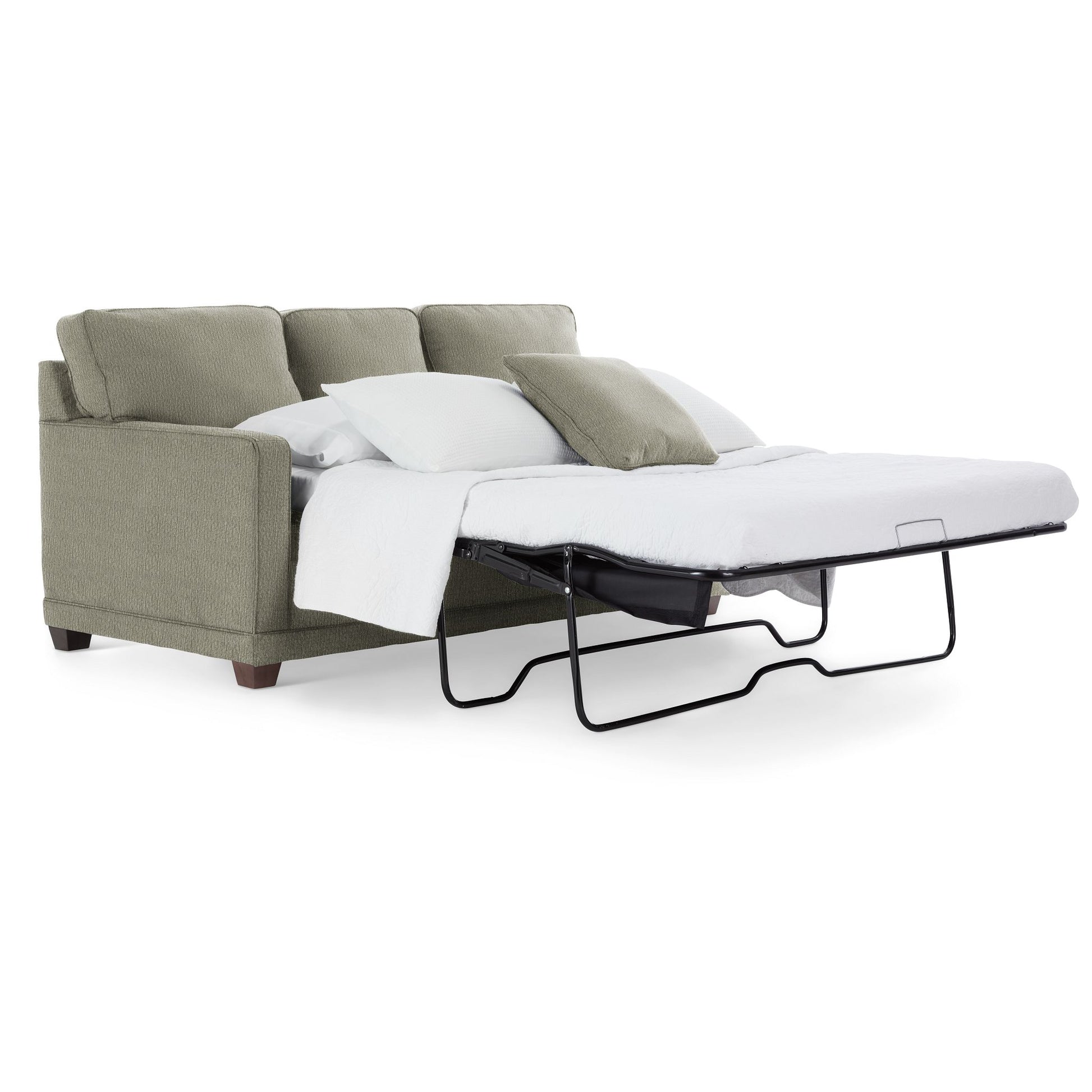 Kennedy Queen Sleeper Sofa — Picchu Flax — view 15