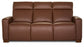 Acadia Leather Power Reclining Sofa w/ Headrest