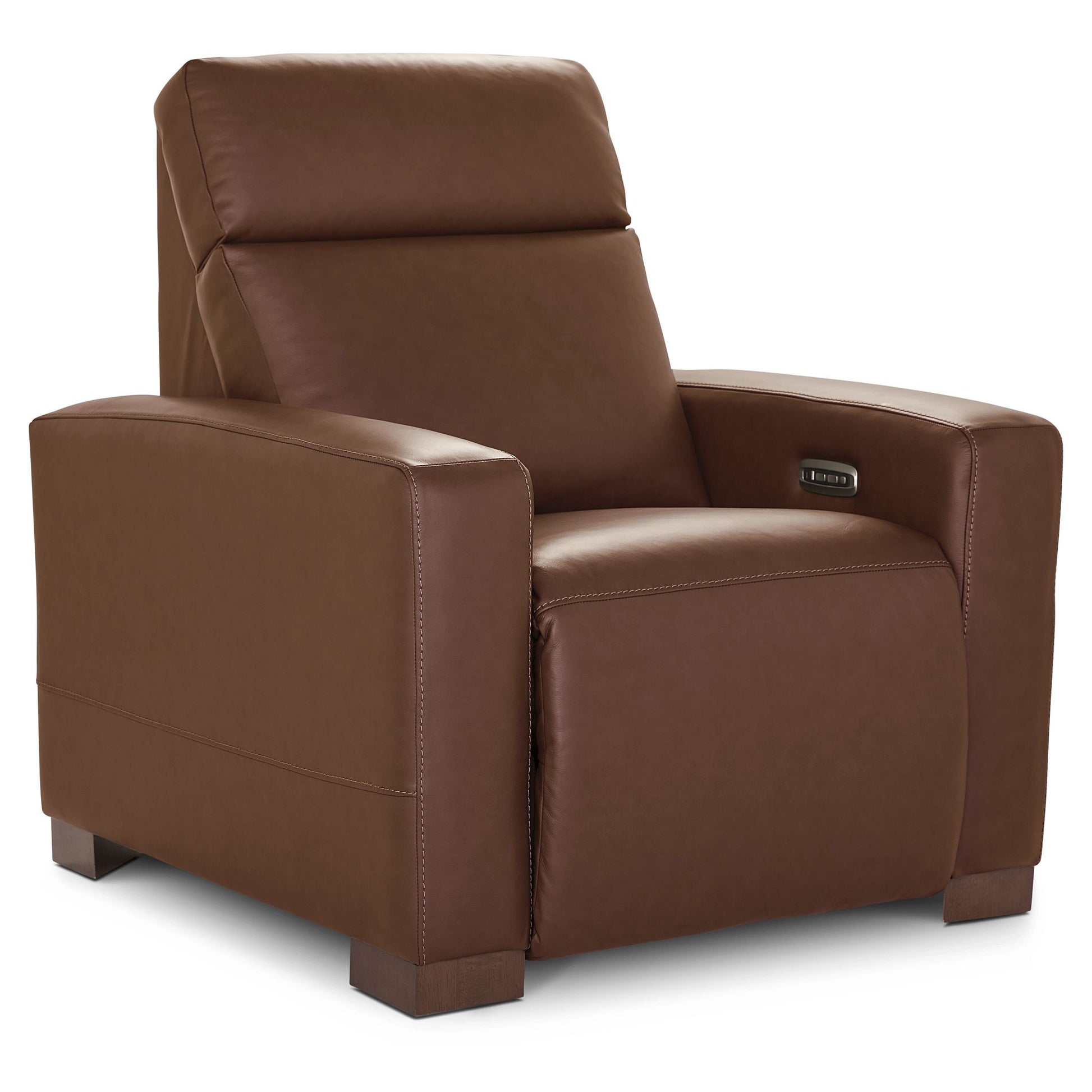 Acadia Leather Power Reclining Chair — Dean Chestnut