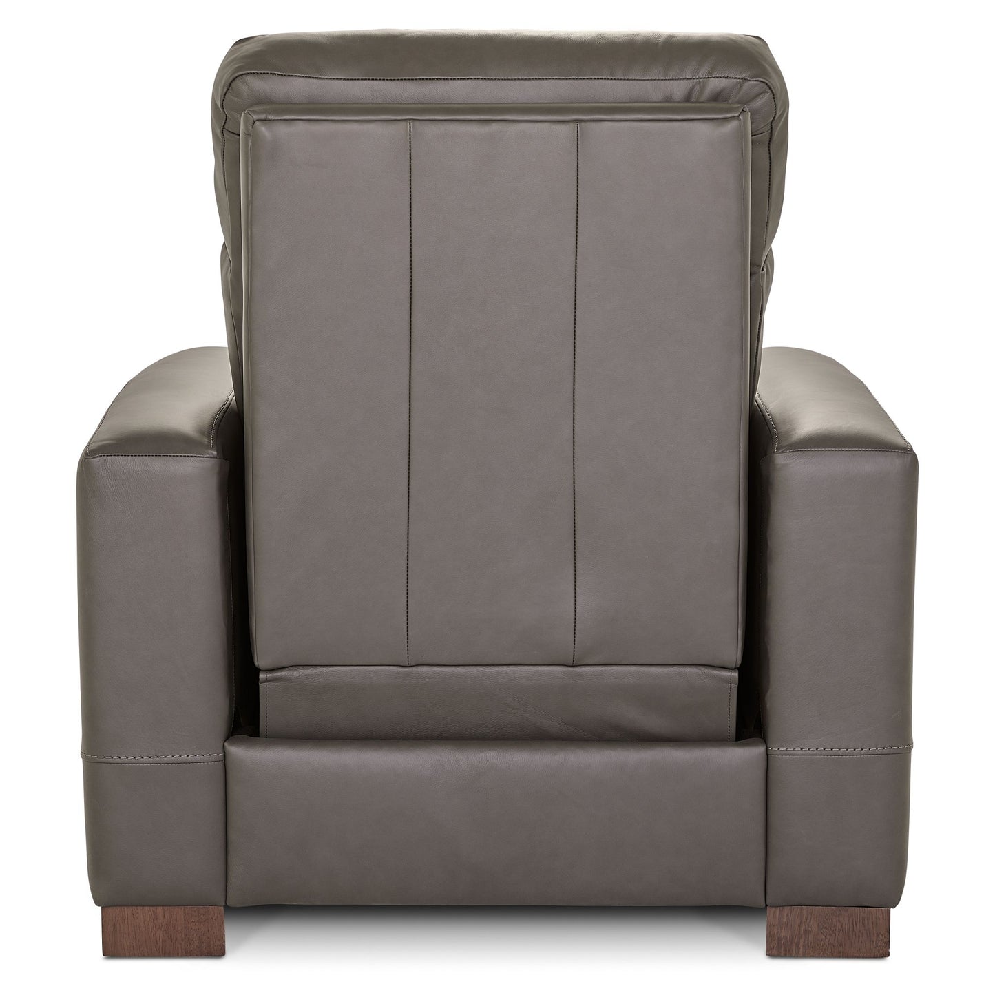Acadia Leather Power Reclining Chair — Dean Shitake — view 7