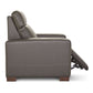 Acadia Leather Power Reclining Chair — Dean Shitake — view 9