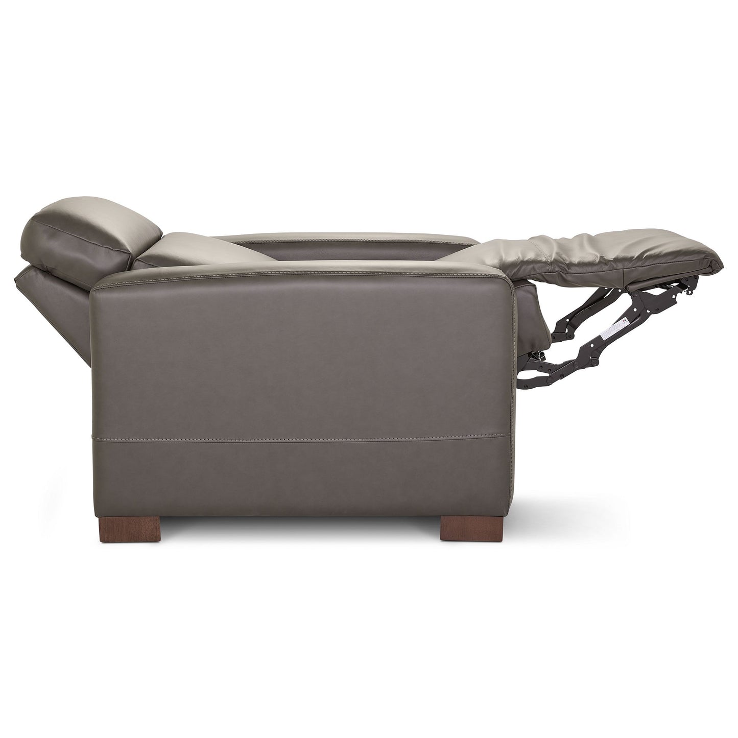 Acadia Leather Power Reclining Chair — Dean Shitake — view 5