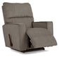Maddox Recliner — i-Weekend Dove Grey — view 36