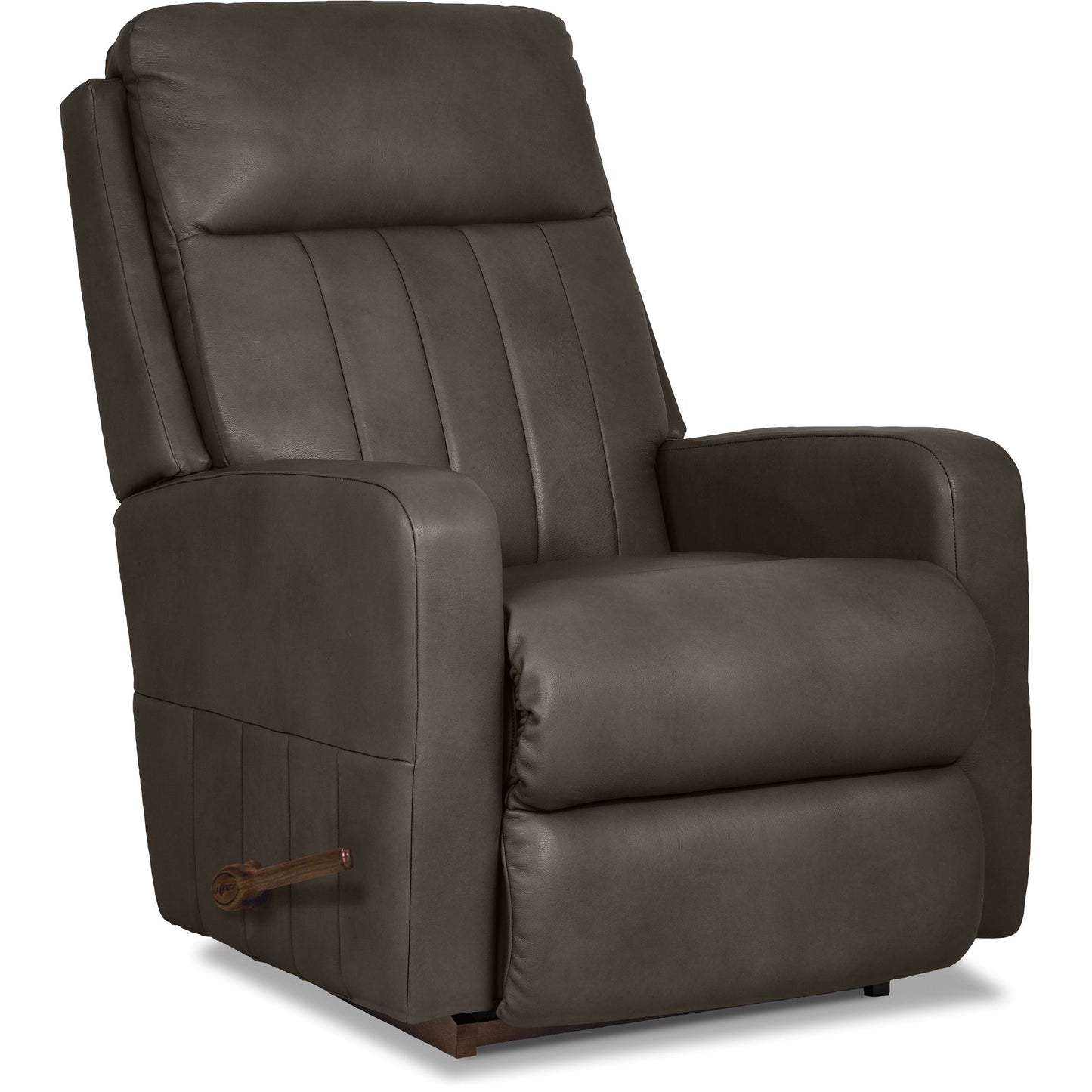 Finley Leather Recliner — Intermingle Grey — view 3