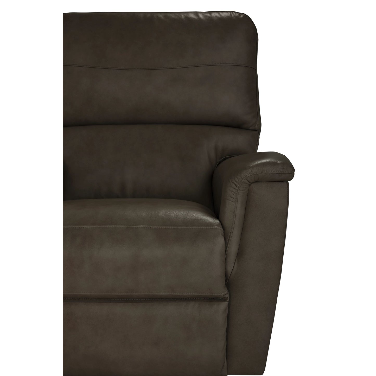 Ava Leather Recliner — Topflight Mineral — view 36