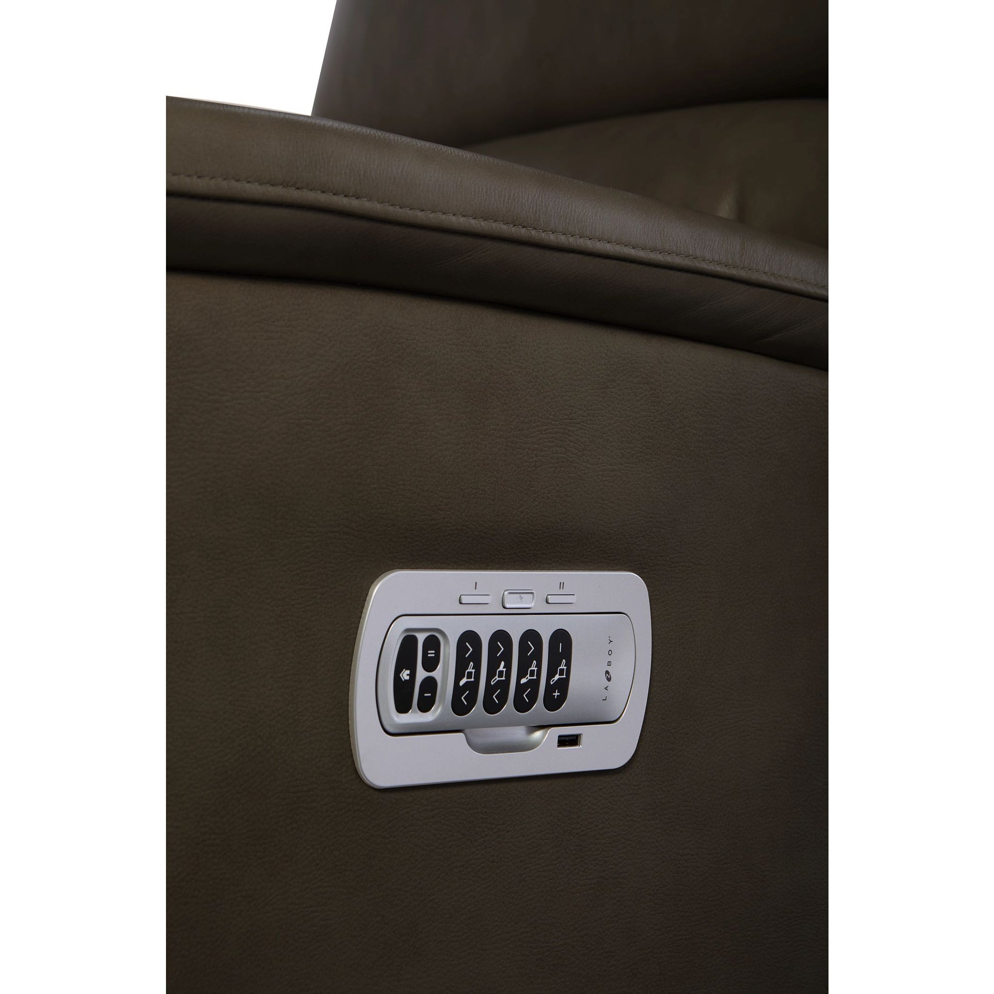 Ava Leather Recliner — Topflight Mineral — view 43
