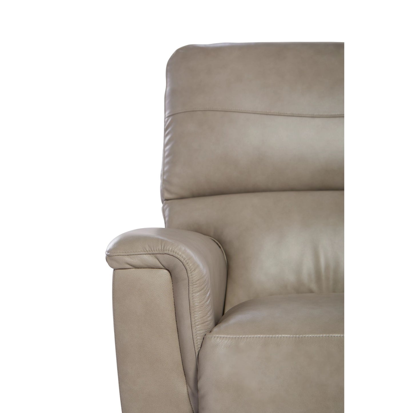 Ava Leather Recliner — Topflight Ivory — view 25