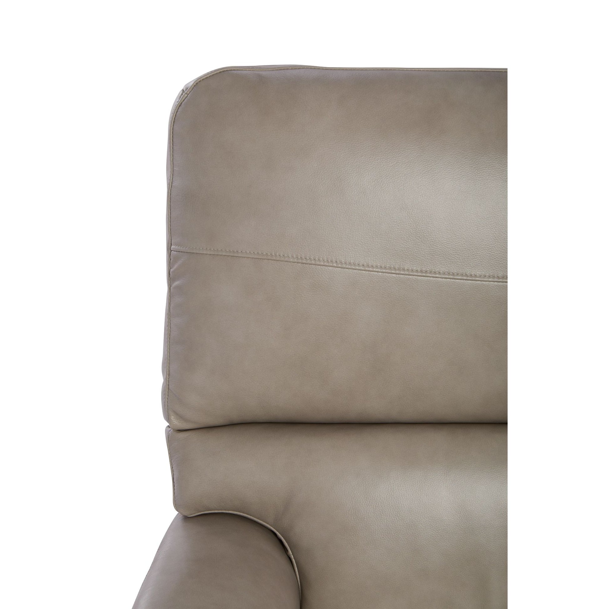 Ava Leather Recliner — Topflight Ivory — view 22