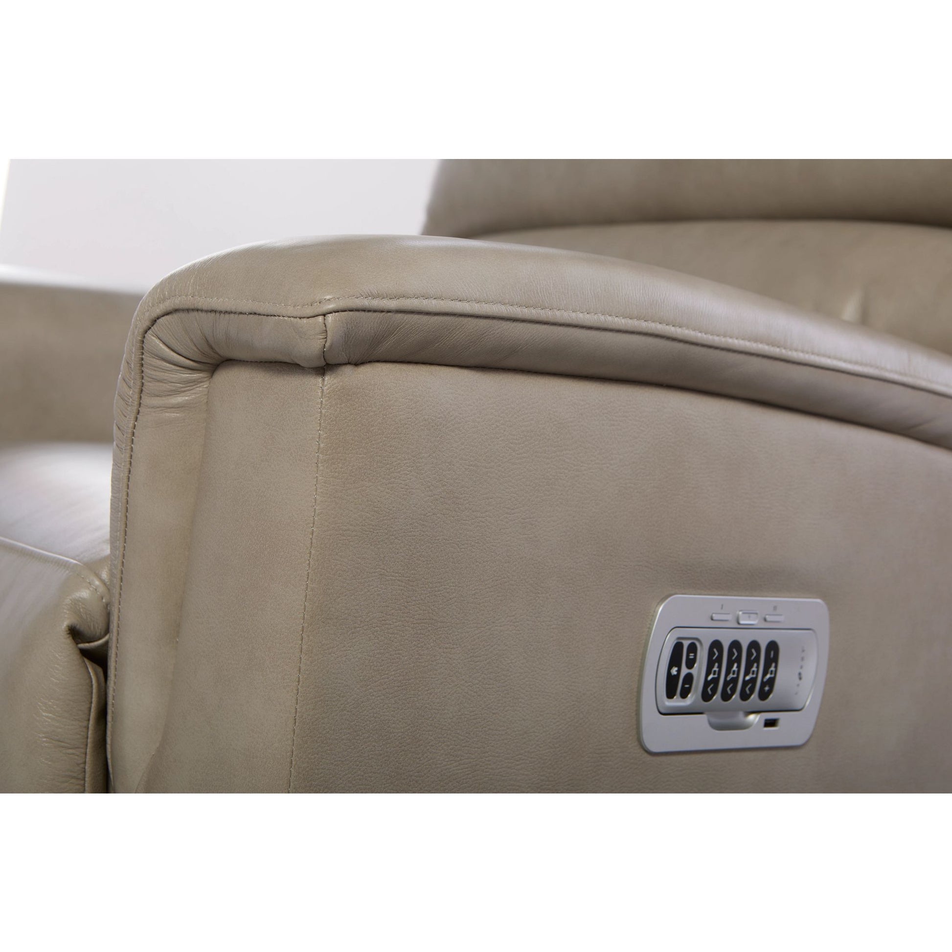 Ava Leather Recliner — Topflight Ivory — view 21