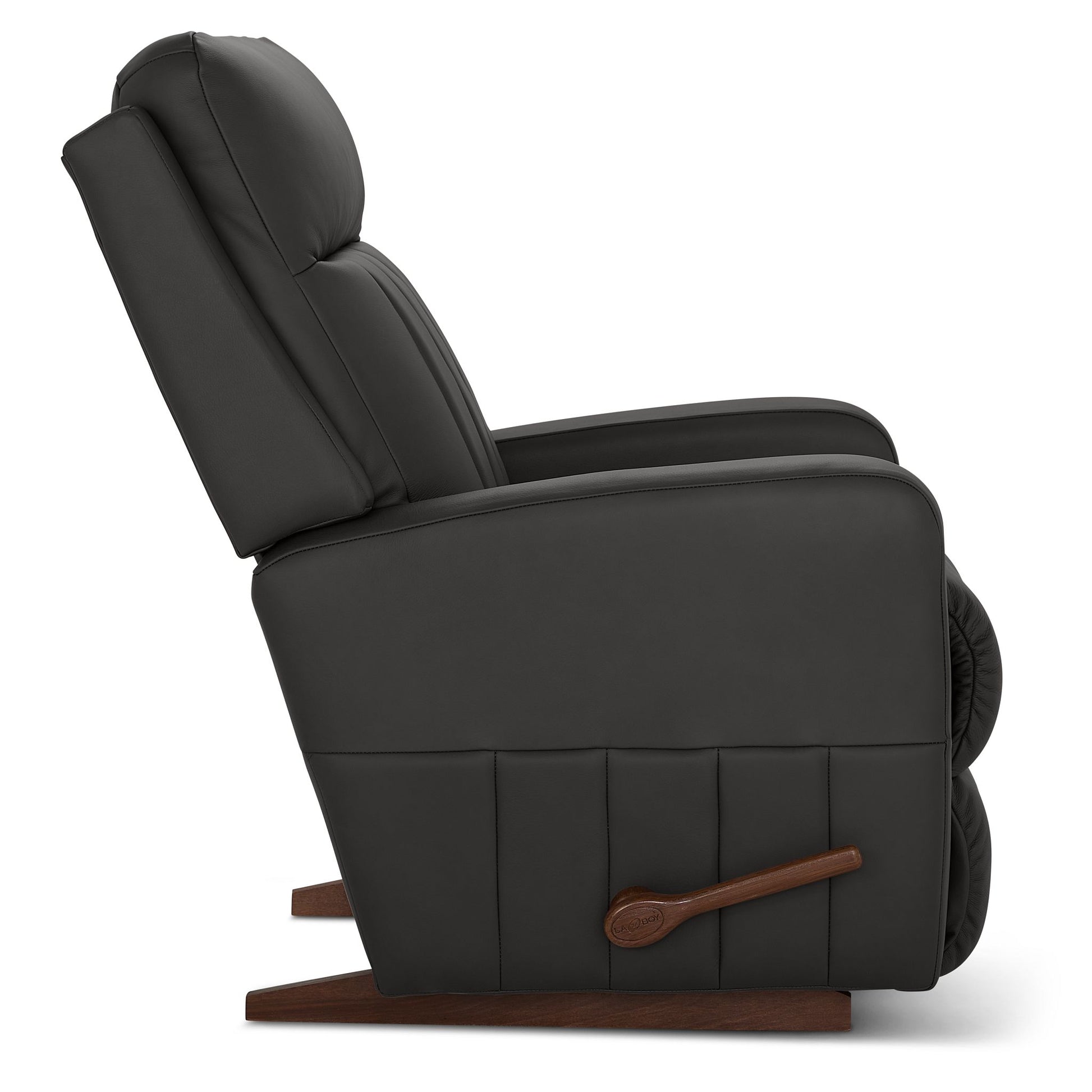 Finley Leather Recliner — Gambit Onyx — view 9