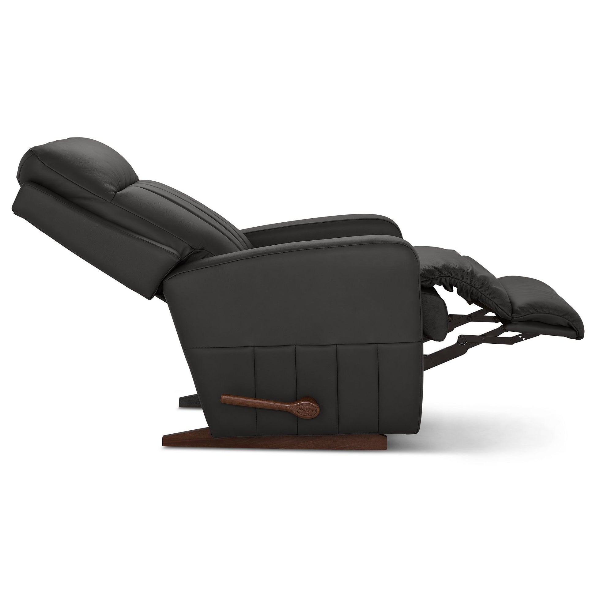 Finley Leather Recliner — Gambit Onyx — view 14