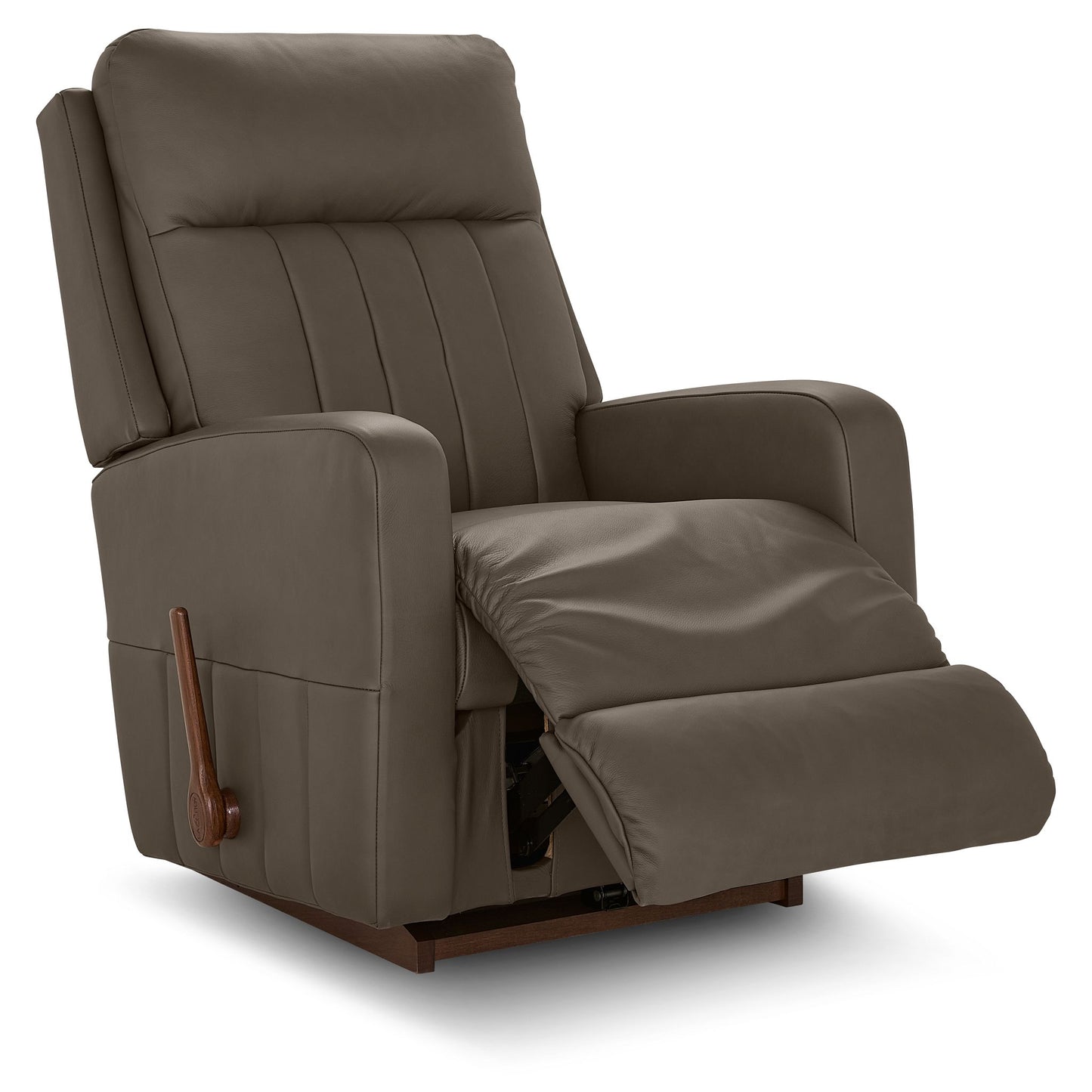 Finley Leather Recliner — Gambit Otter — view 45