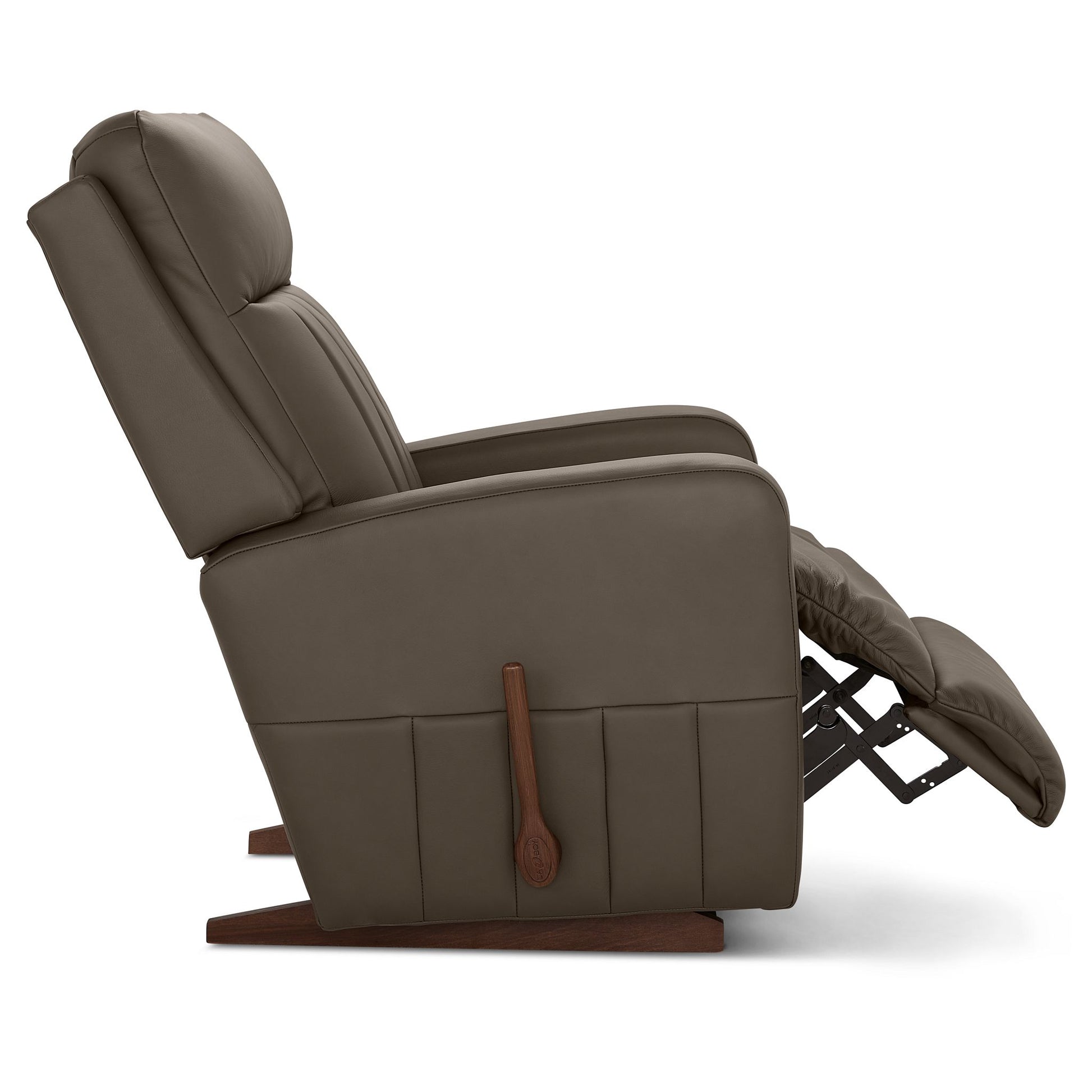Finley Leather Recliner — Gambit Otter — view 46