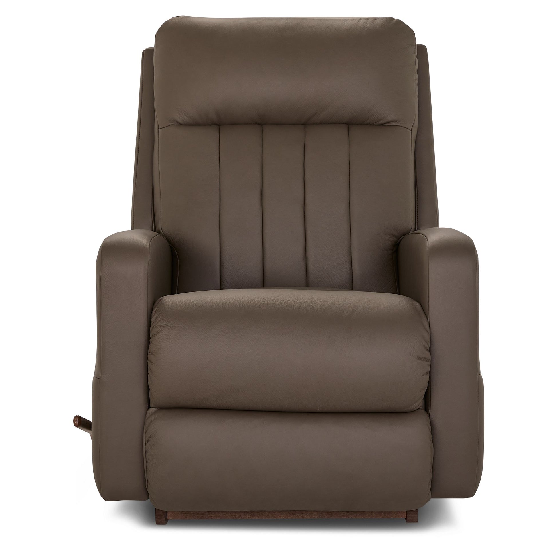 Finley Leather Recliner — Gambit Stone — view 35