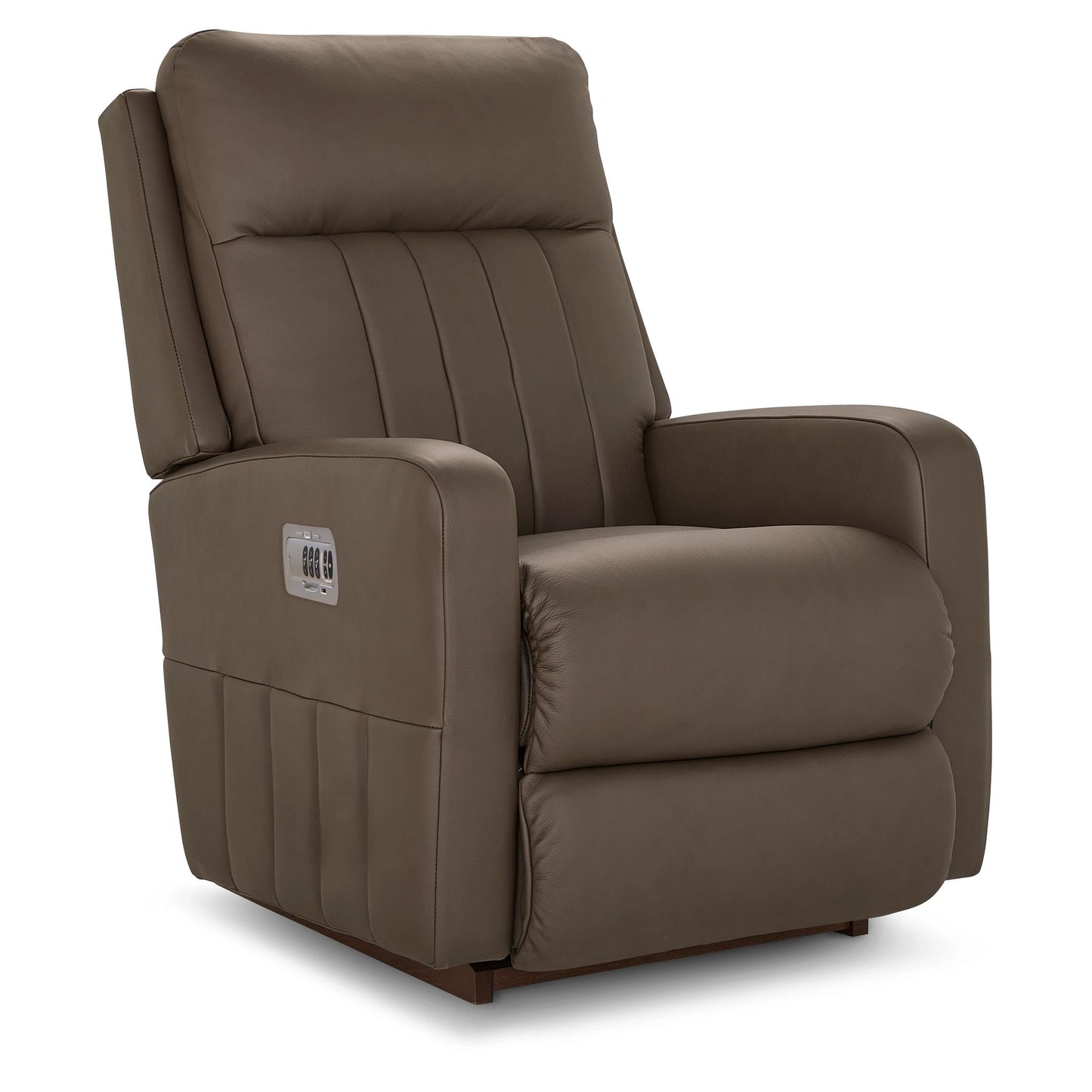 Finley Leather Recliner — Gambit Stone — view 29