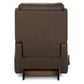 Finley Leather Recliner — Gambit Stone — view 32