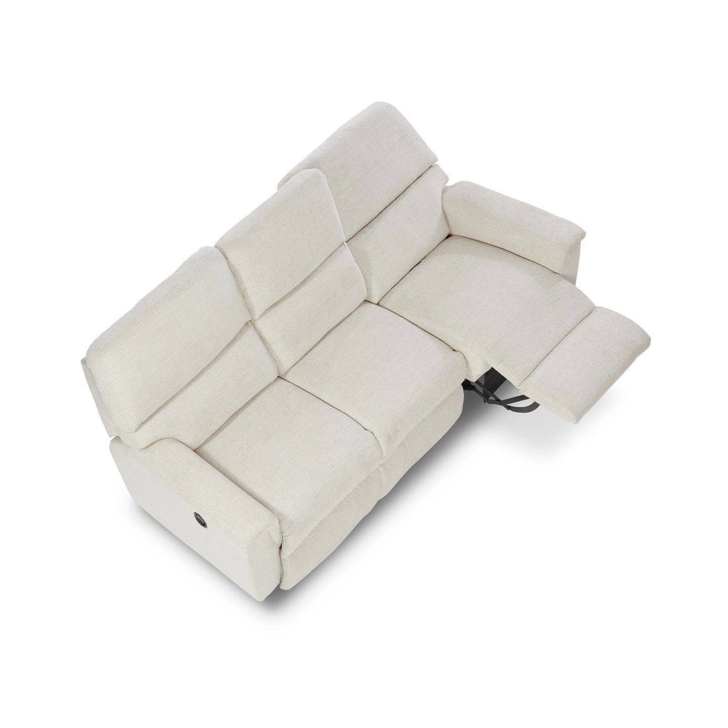 Ava Reclining Sofa — Nora Ivory — view 11