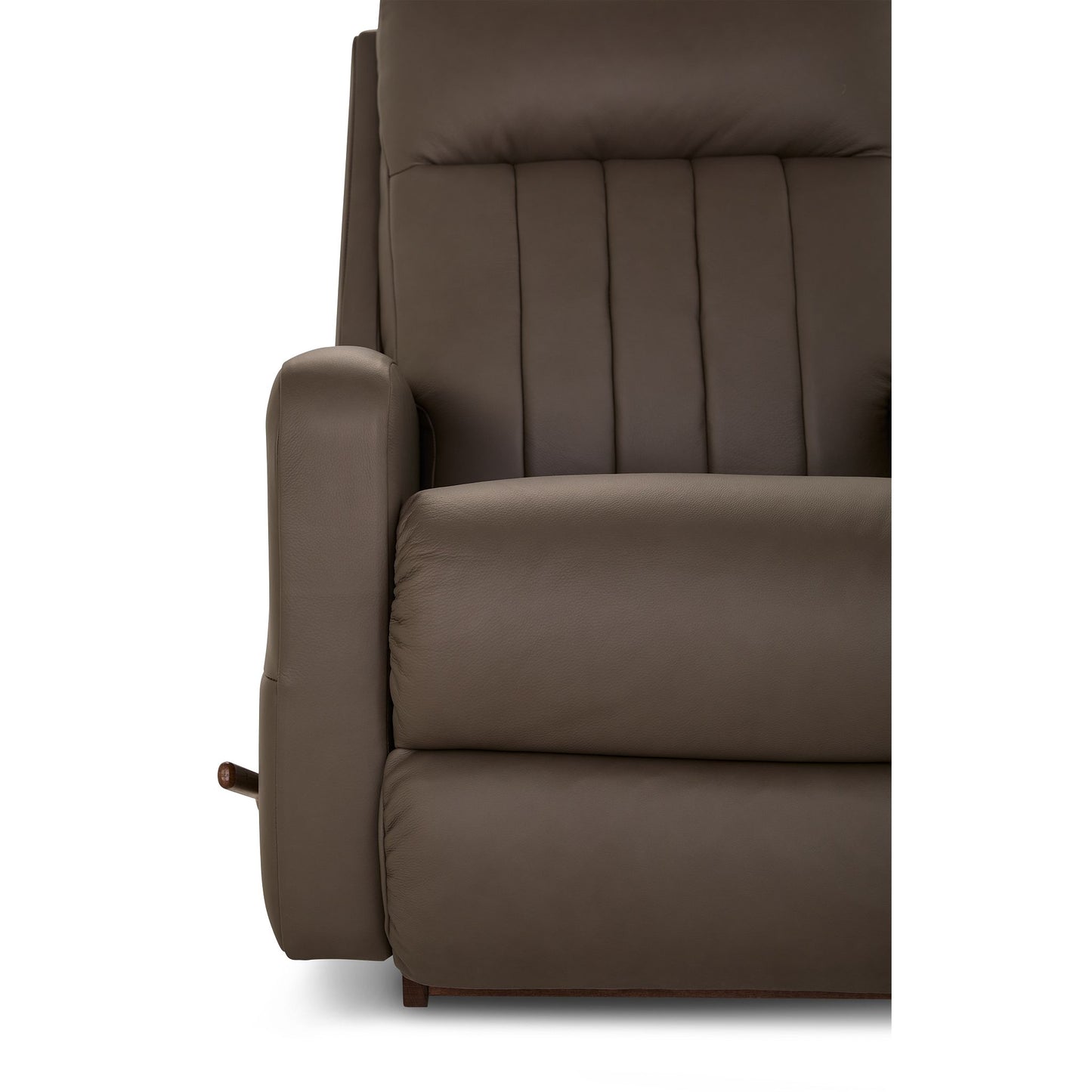 Finley Leather Recliner — Gambit Stone — view 37