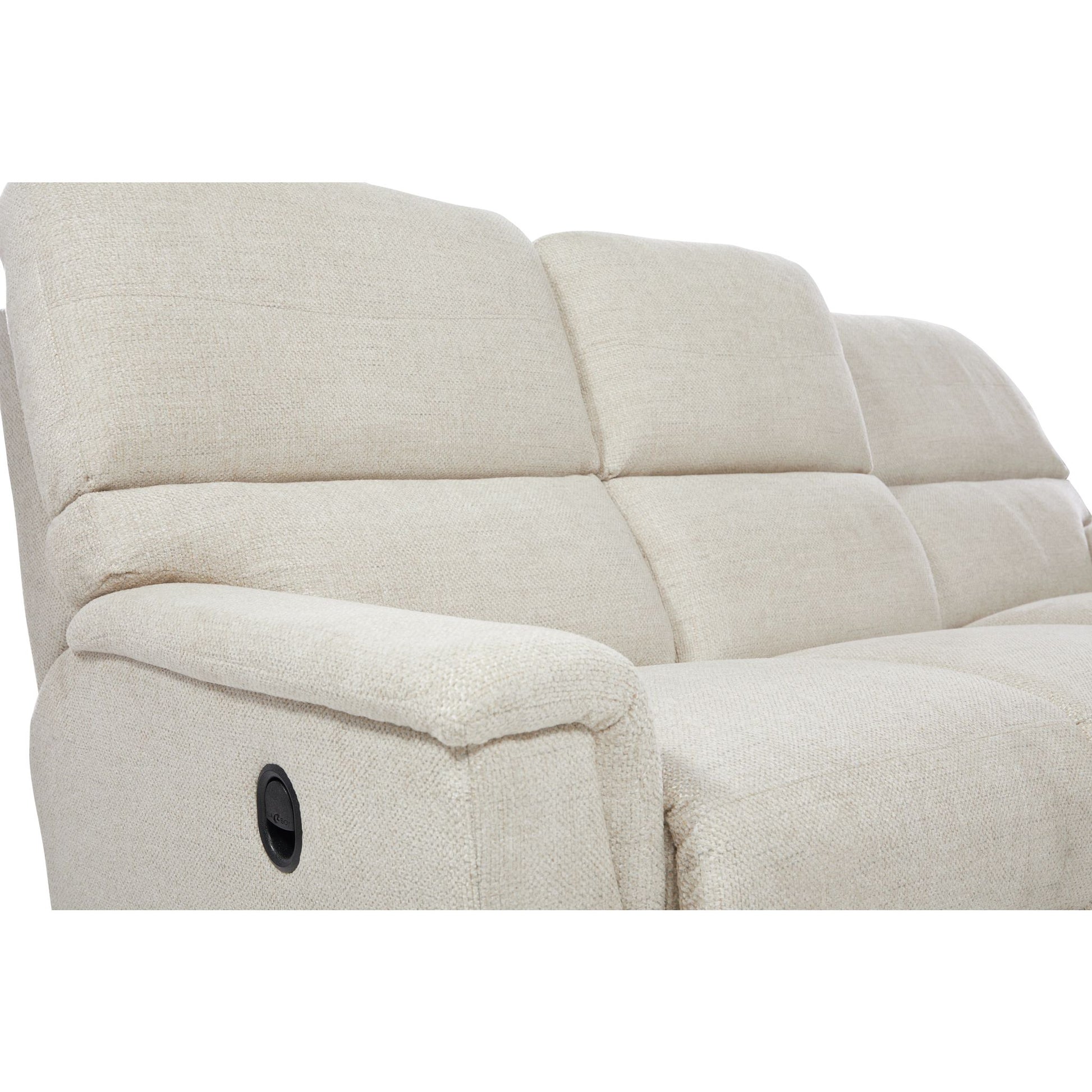 Ava Reclining Sofa — Nora Ivory — view 9