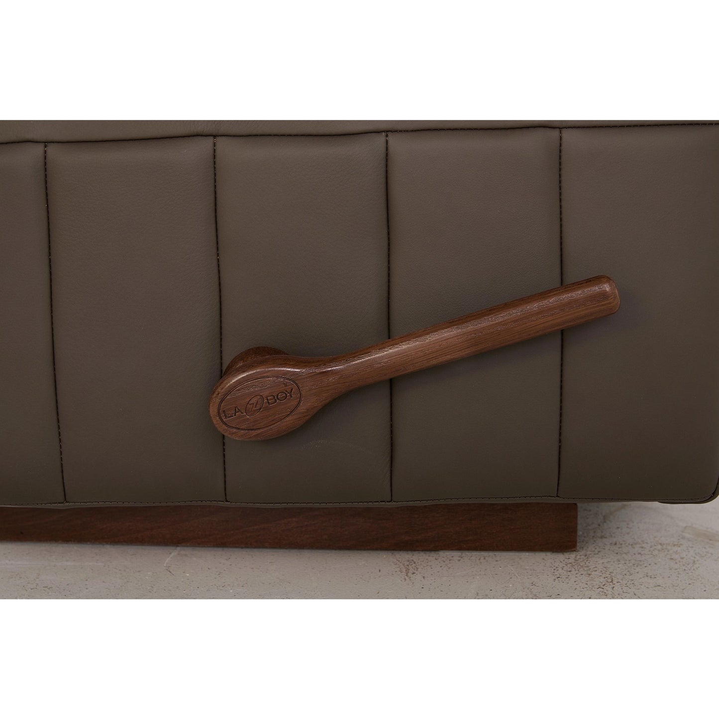 Finley Leather Recliner — Gambit Stone — view 39
