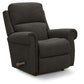 Dutton Faux Leather Recliner — Winslow Steel — view 3